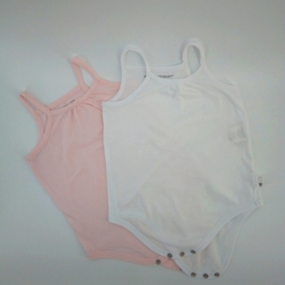 3 Burts Bees Trio Set One Piece Snaps Organic Cotton 6 to 9 Months Snaps - Picture 1 of 15